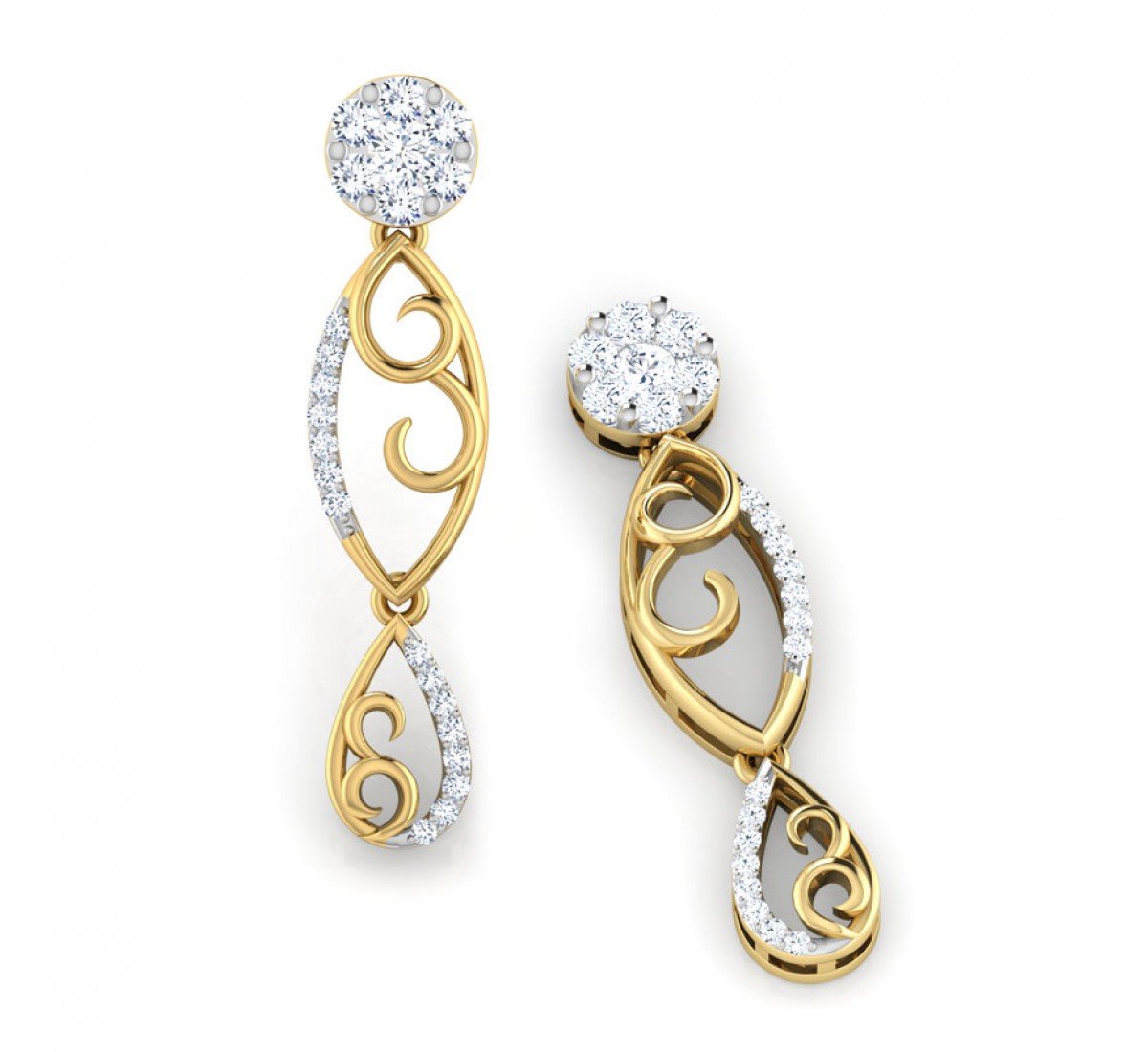 Whimsify Venero Diamond Earrings