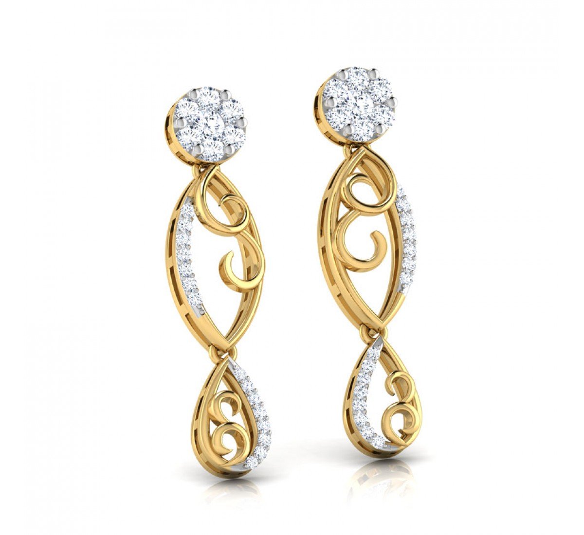 Whimsify Venero Diamond Earrings