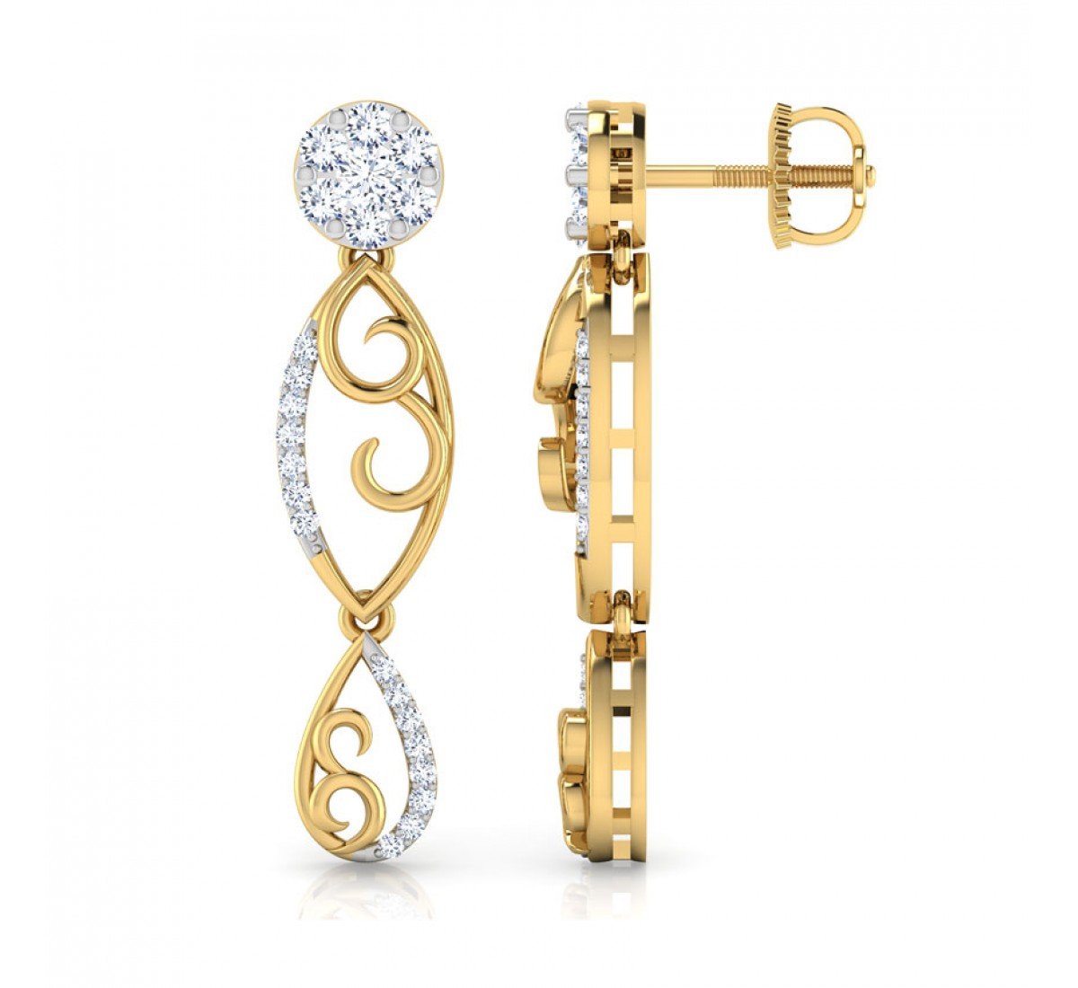 Whimsify Venero Diamond Earrings