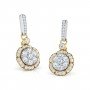 Harmonize Camber Diamond Earrings