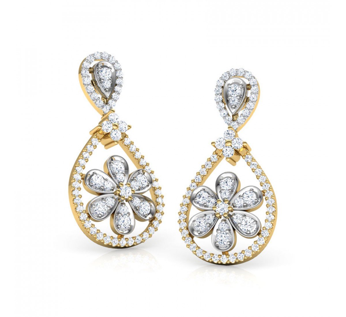 Kaleidify Francesca Diamond Earrings