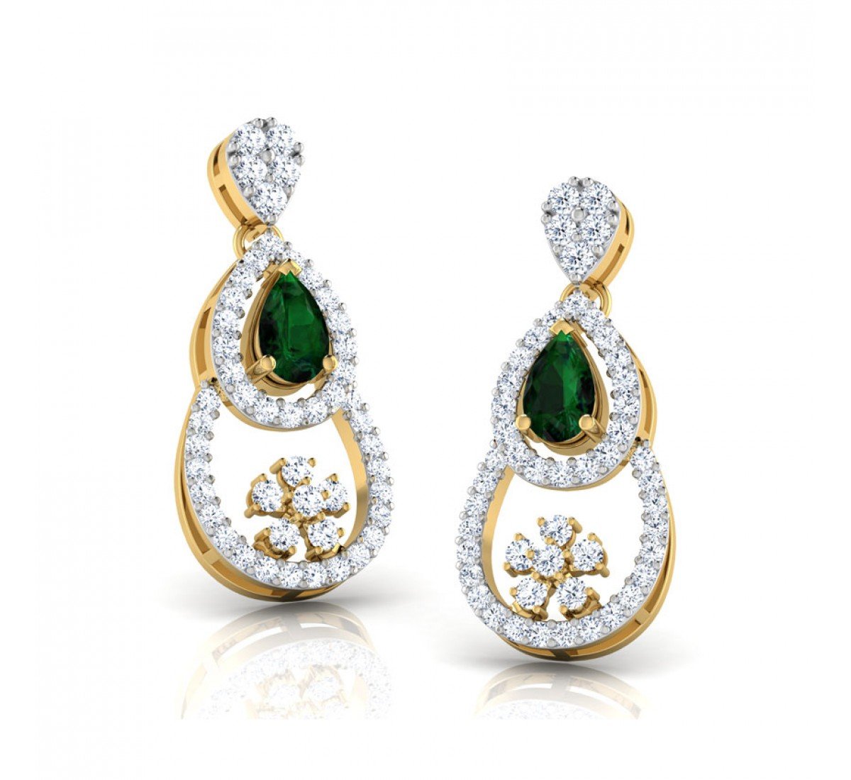 Velvexify Pave Diamond Earrings