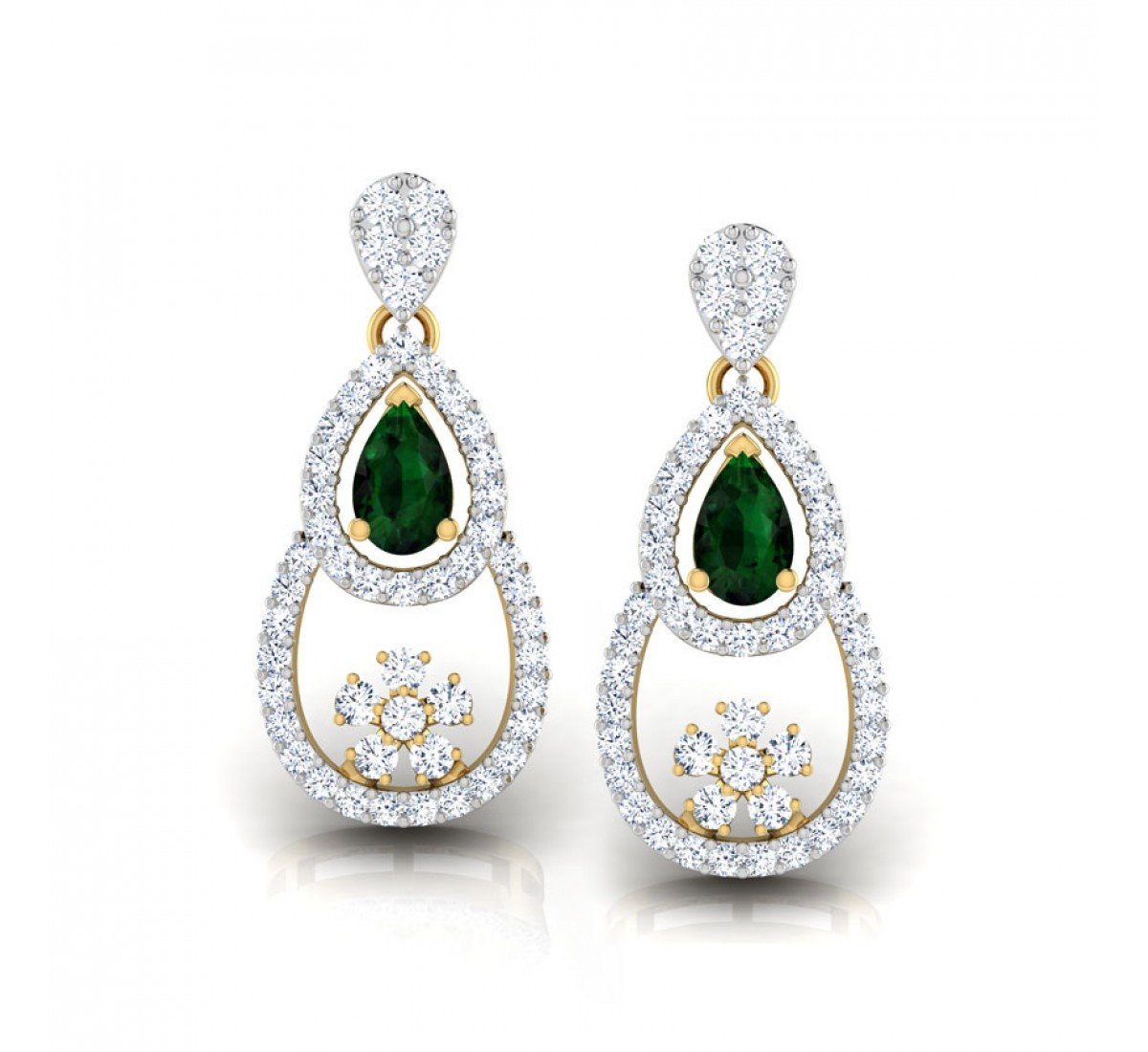 Velvexify Pave Diamond Earrings