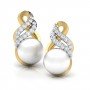 Everglow Pearl Diamond Earrings