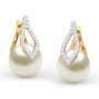 Everlasting Pearl Diamond Earrings