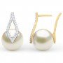 Everlasting Pearl Diamond Earrings