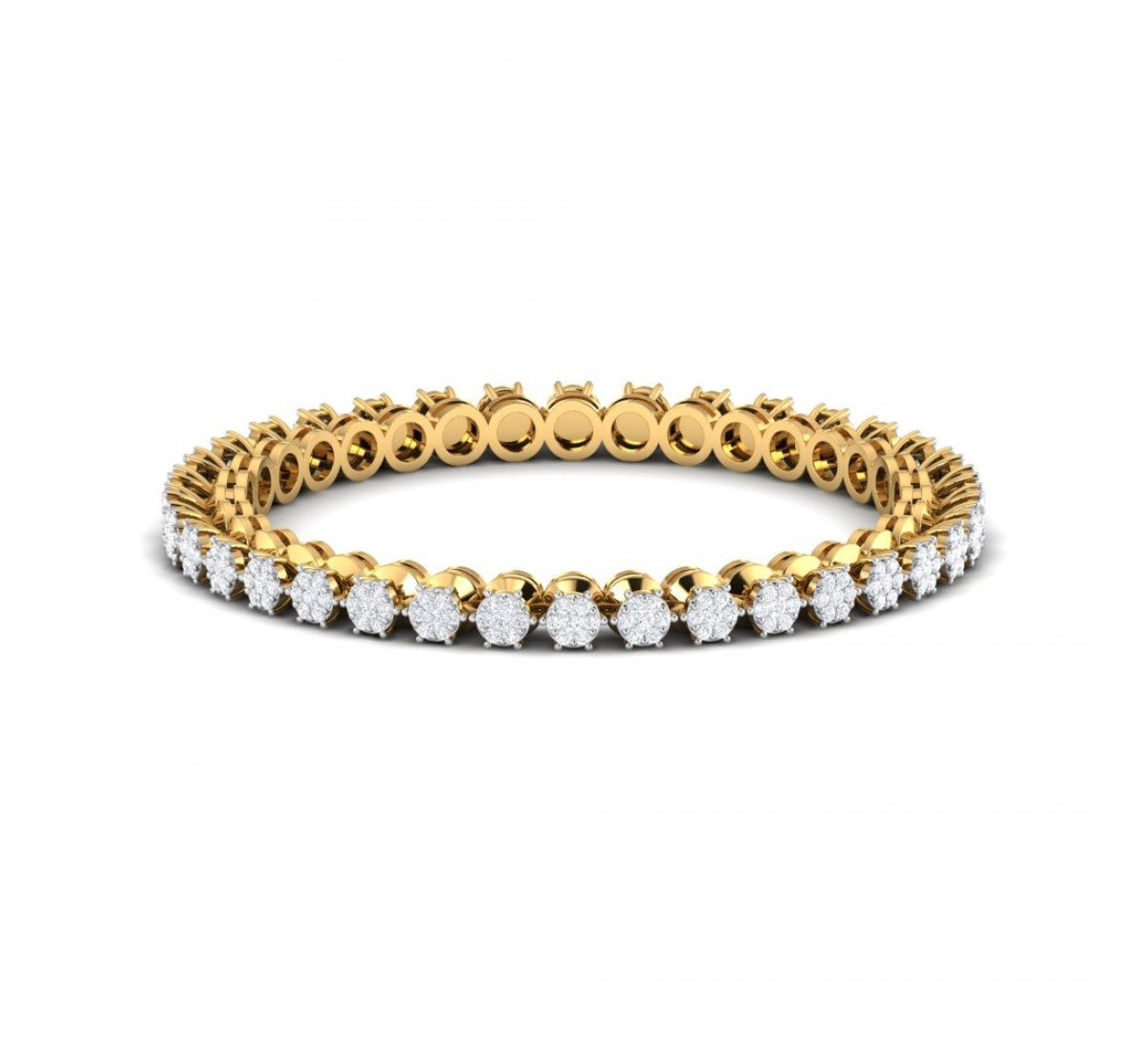 Sonaki Round Diamond Bangles