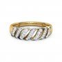 Azurean Coil Diamond Band