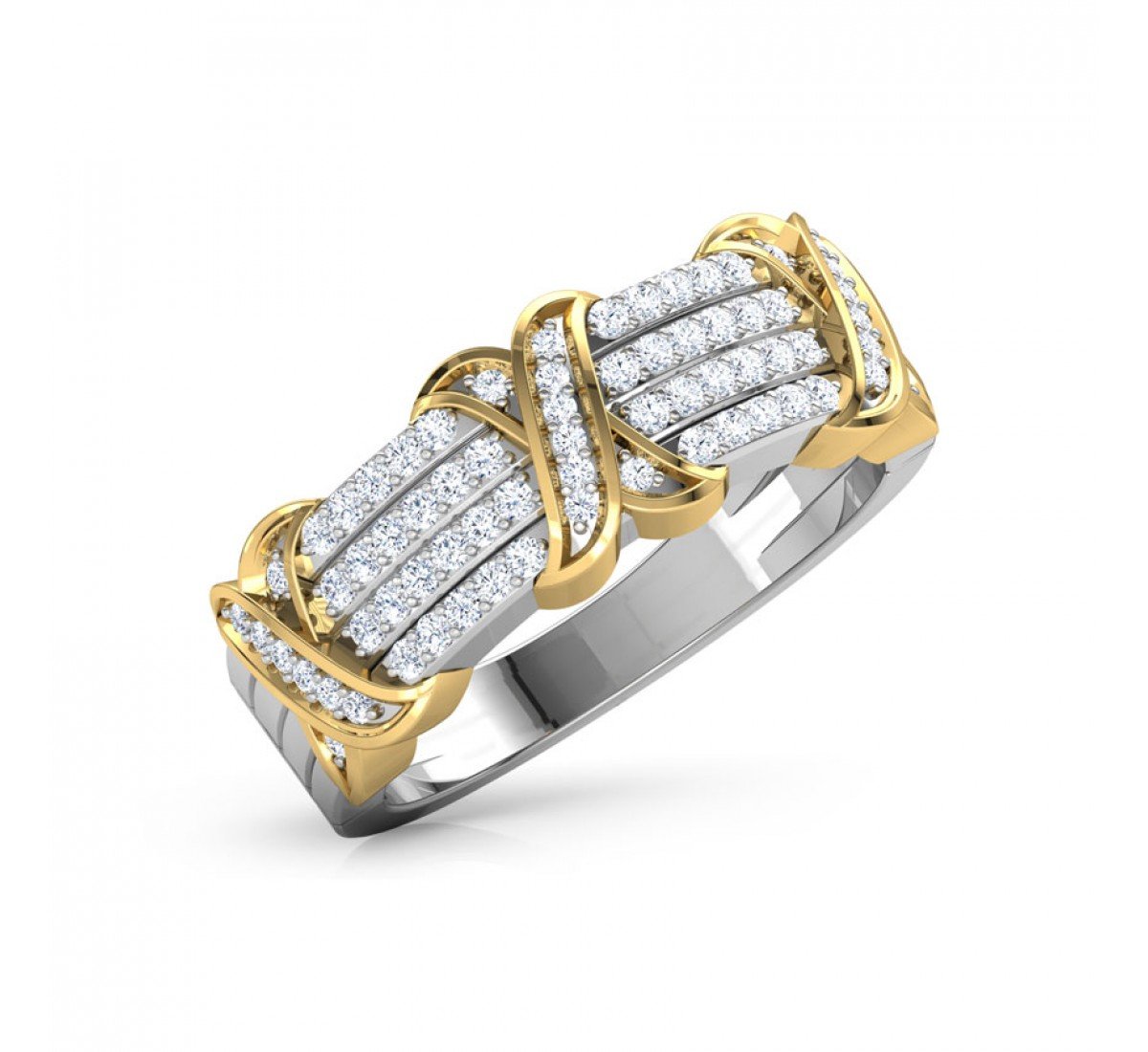 Leafy Splendor Diamond Band