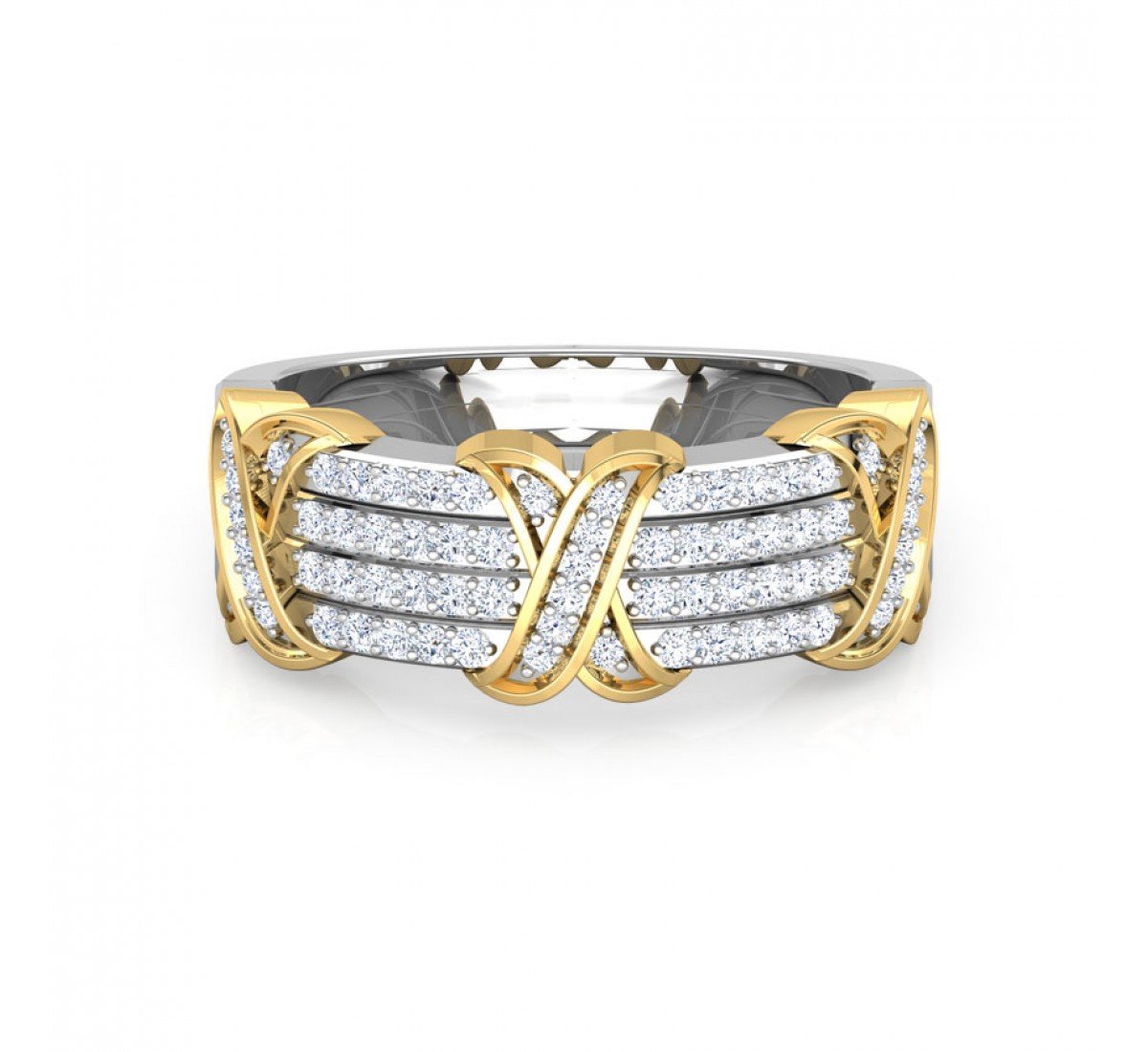 Leafy Splendor Diamond Band