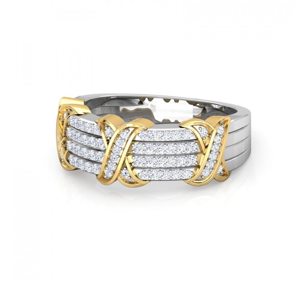 Leafy Splendor Diamond Band