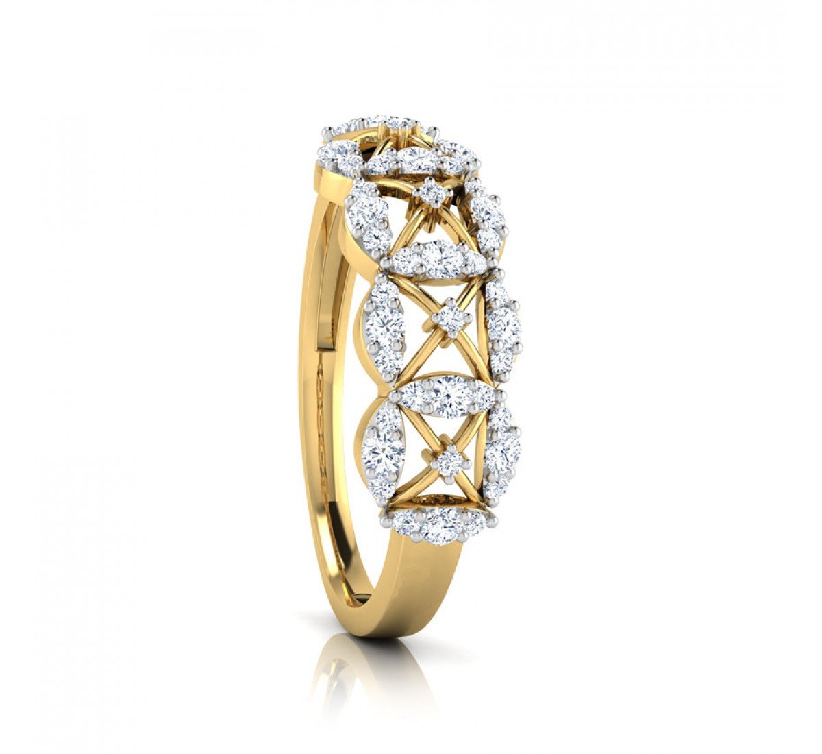 Efface Verdant Diamond Band