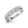 Shining Linkage Diamond Band