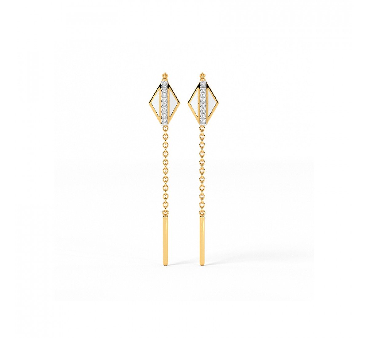 Remarkable Diamond Sui Dhaga Earrings