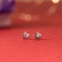 Star Shine Diamond Stud Earrings