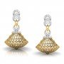 Lucid Dome Diamond Jhumkas