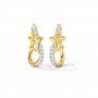 Chayla Butterfly Diamond Hoop Earrings