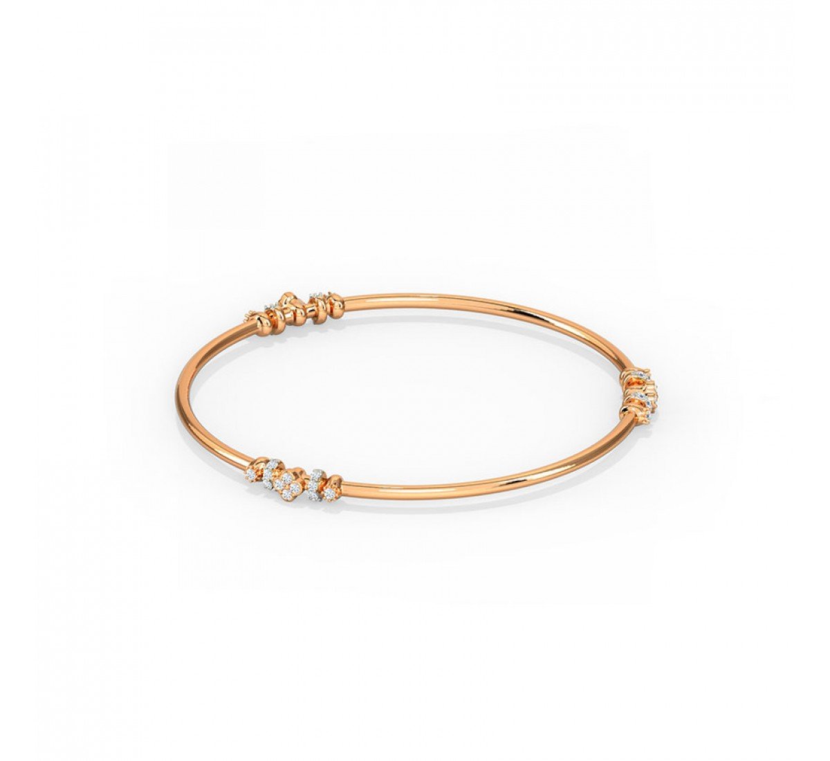 Fable Clover Diamond Bangle