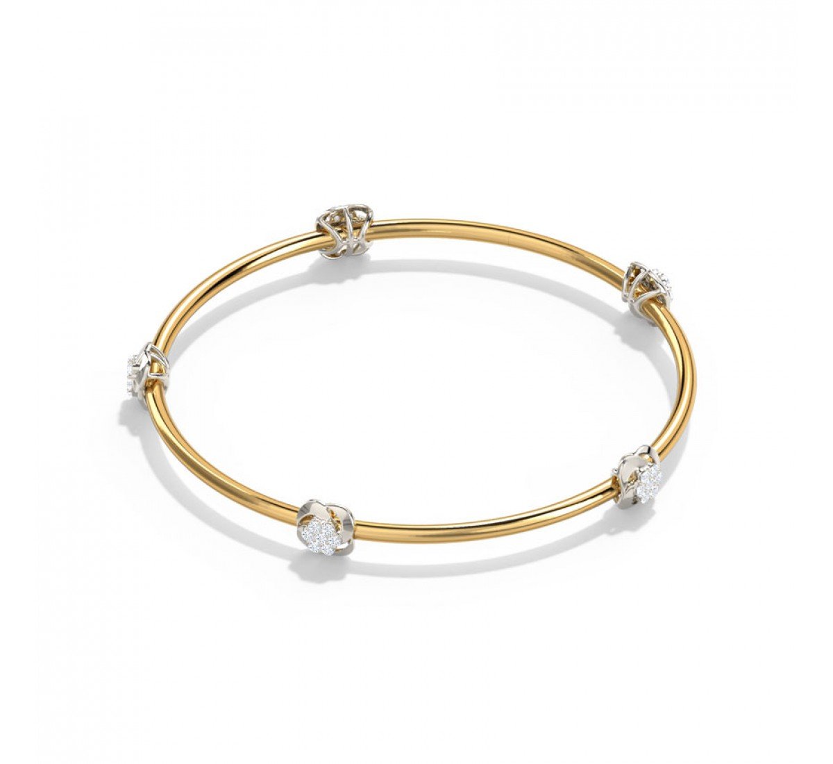 Gracious Diamond Bangle