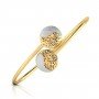 Beacon Cutout Gold Bangle