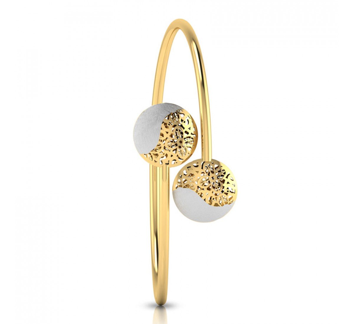 Beacon Cutout Gold Bangle