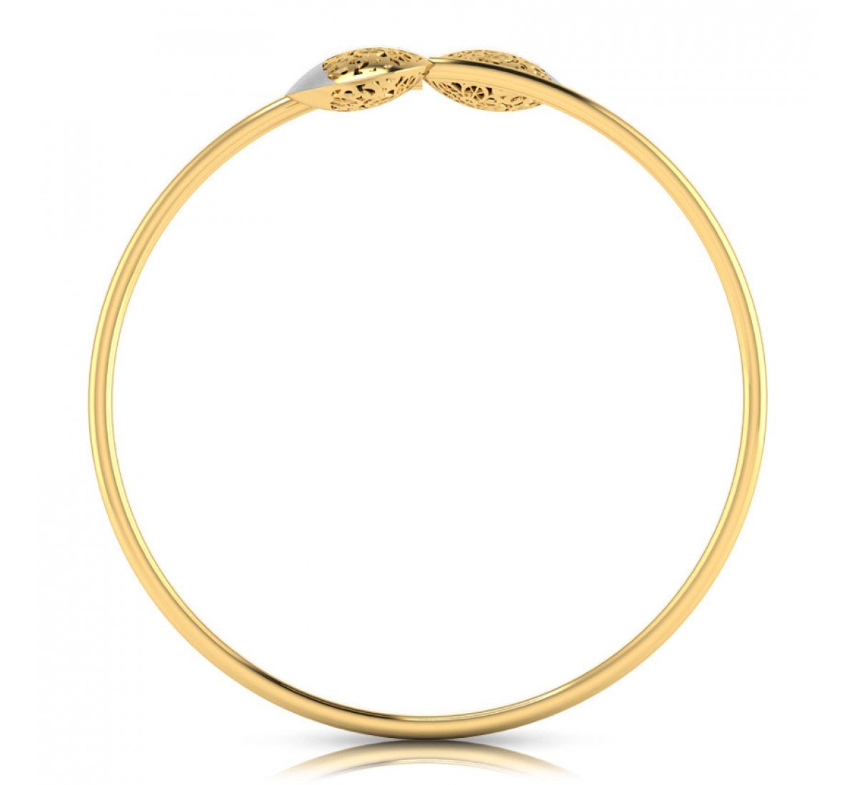 Beacon Cutout Gold Bangle