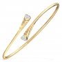 Cerulean Triad Diamond Bangle