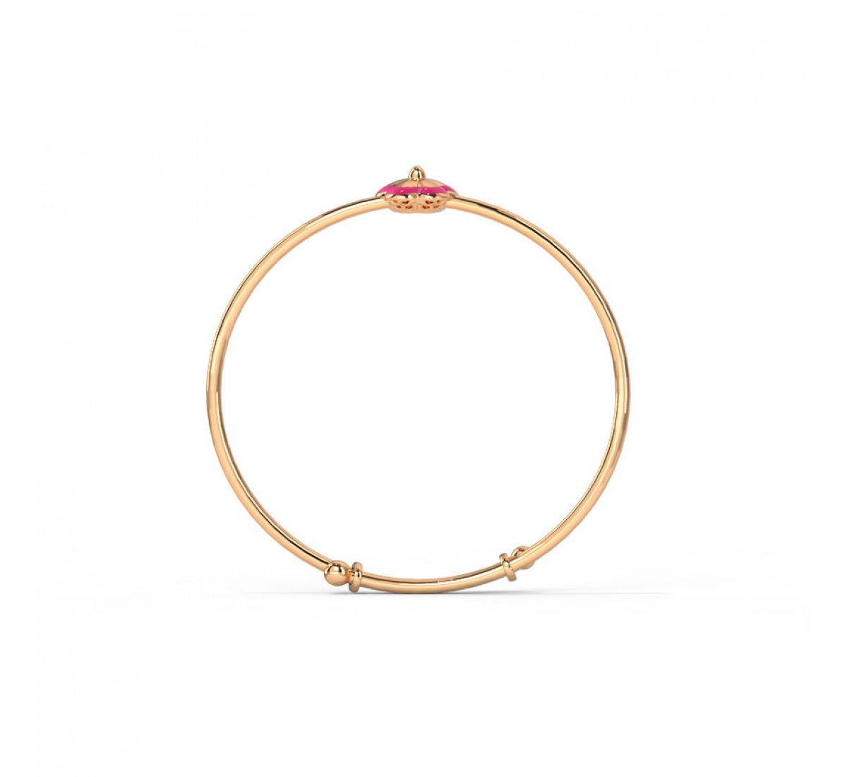 Finesse Adjustable Baby Gold Bangle