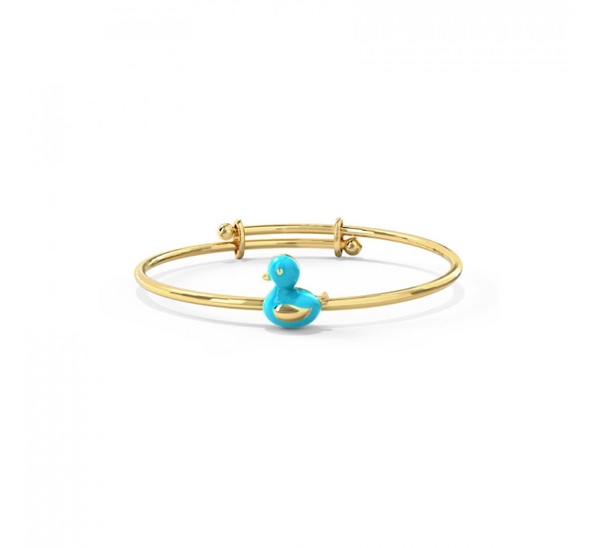 Glitz Duck Baby Gold Bangle