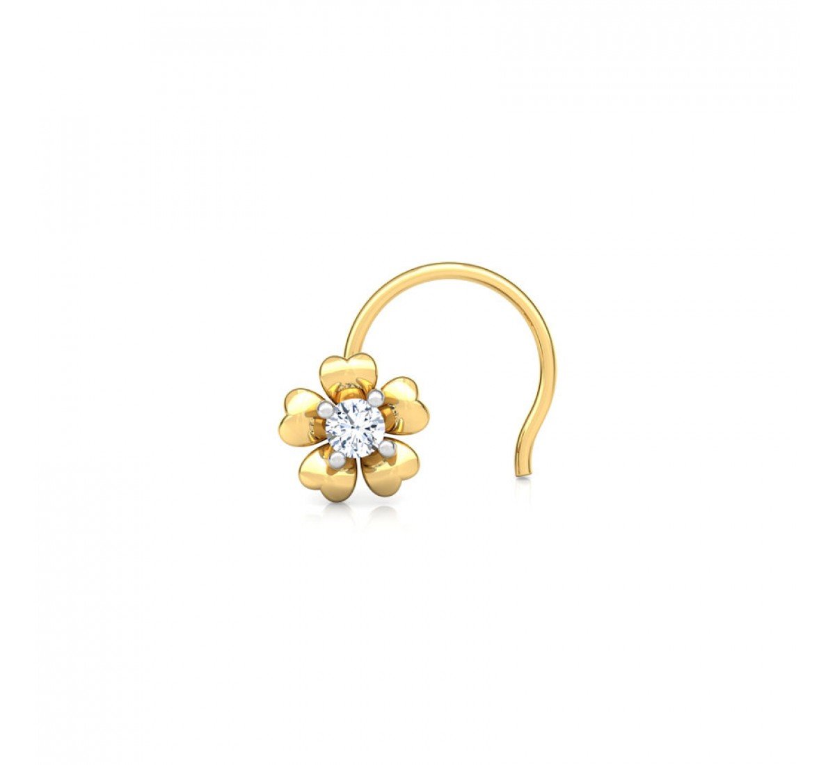 Indulge Bloom Diamond Nose Pin