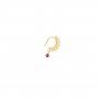 Machination Cutout Gemstone Nose Ring