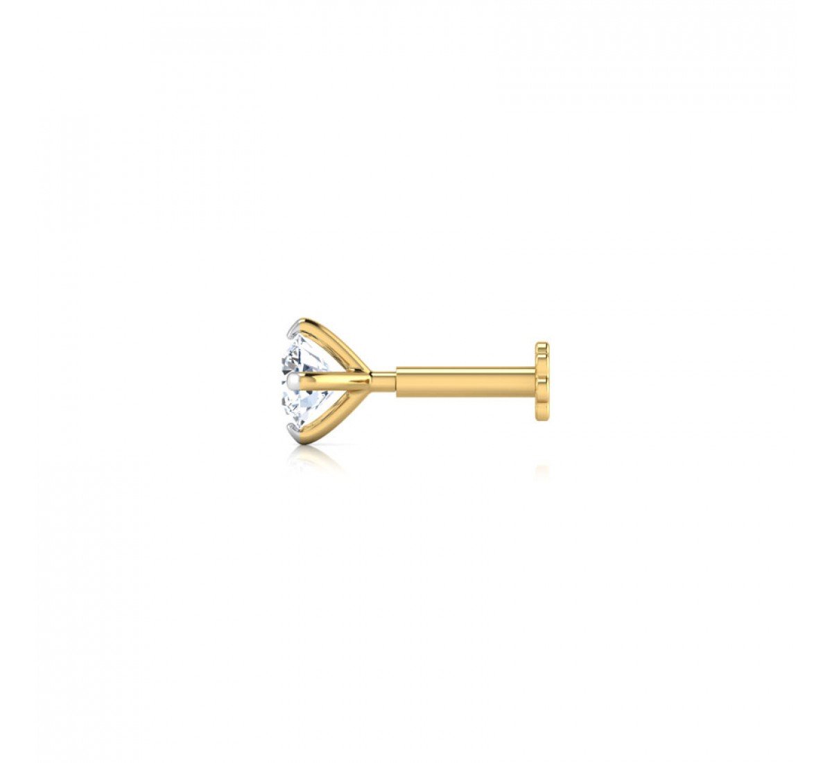 Panache Solitaire Nose Pin