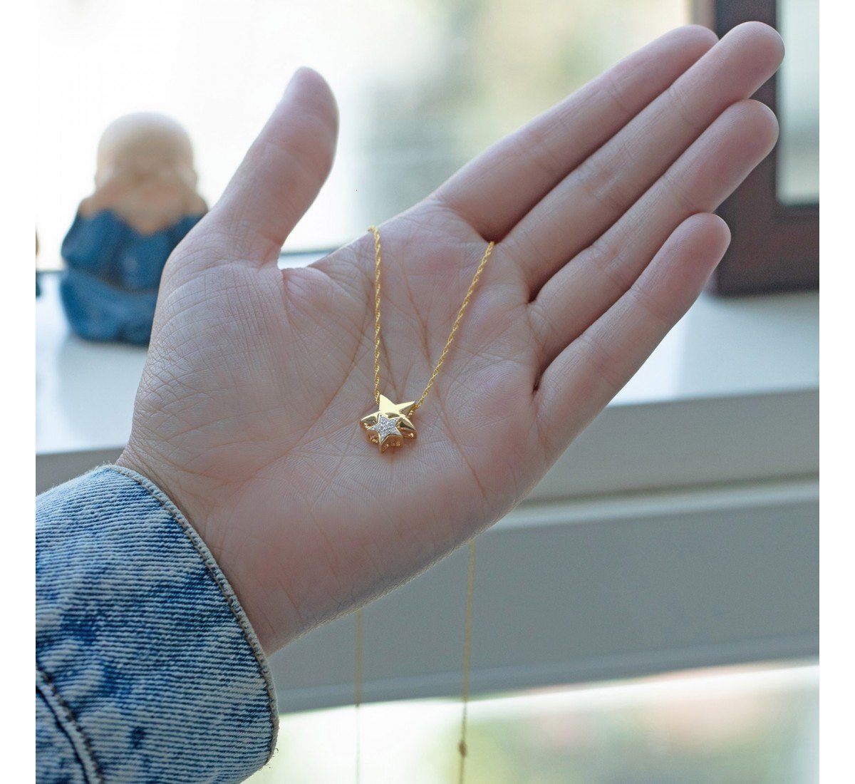 Liberty Star Diamond Pendant