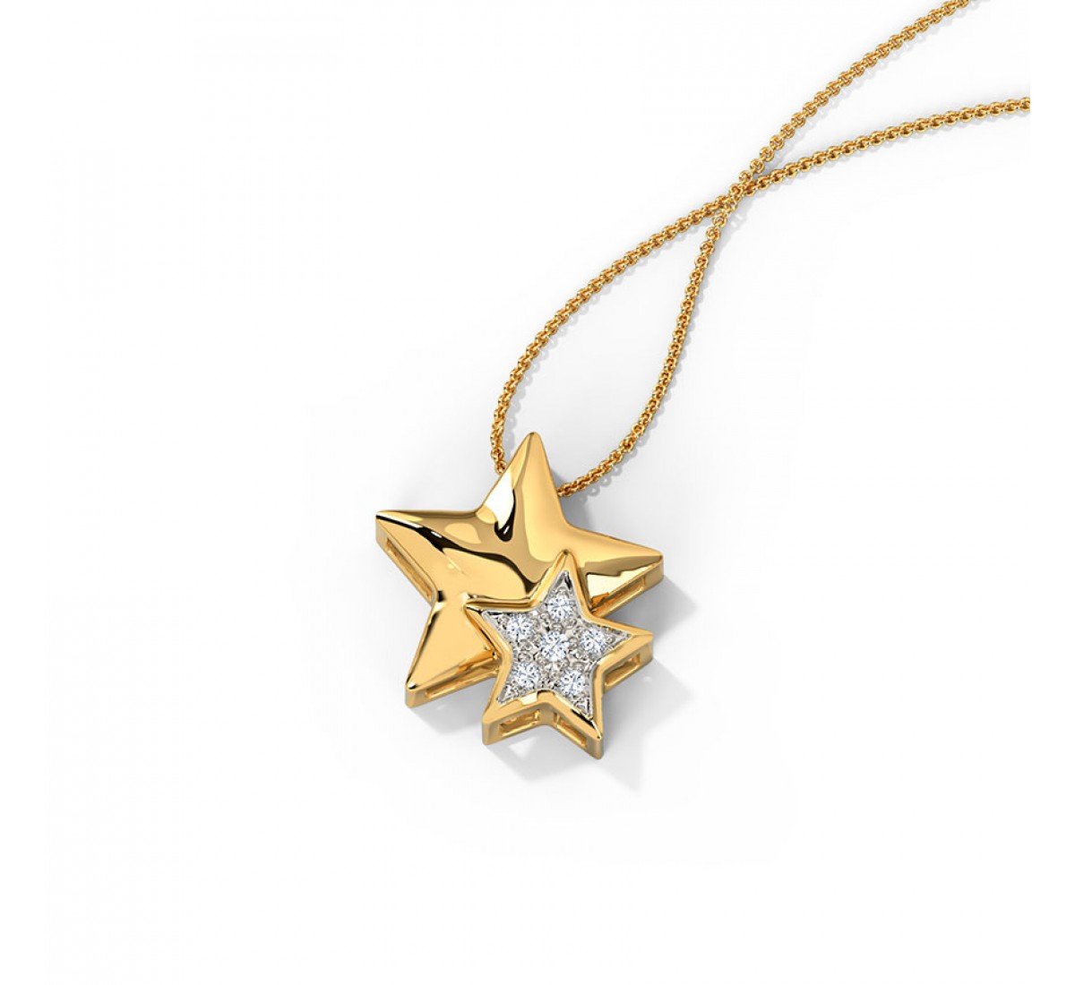 Liberty Star Diamond Pendant