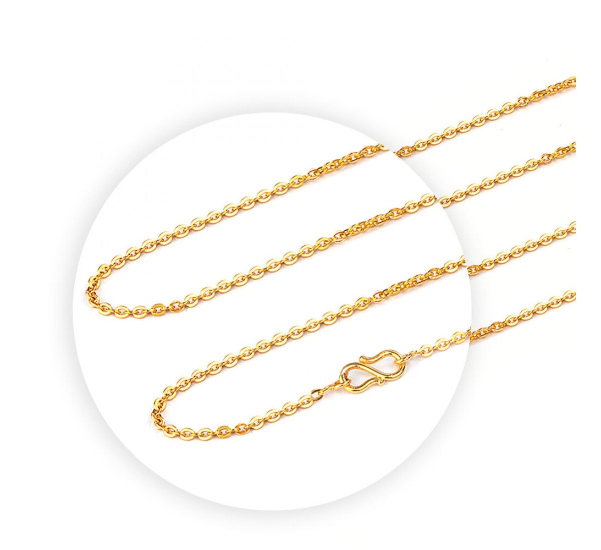 Iconic Slender Cable Gold Chain