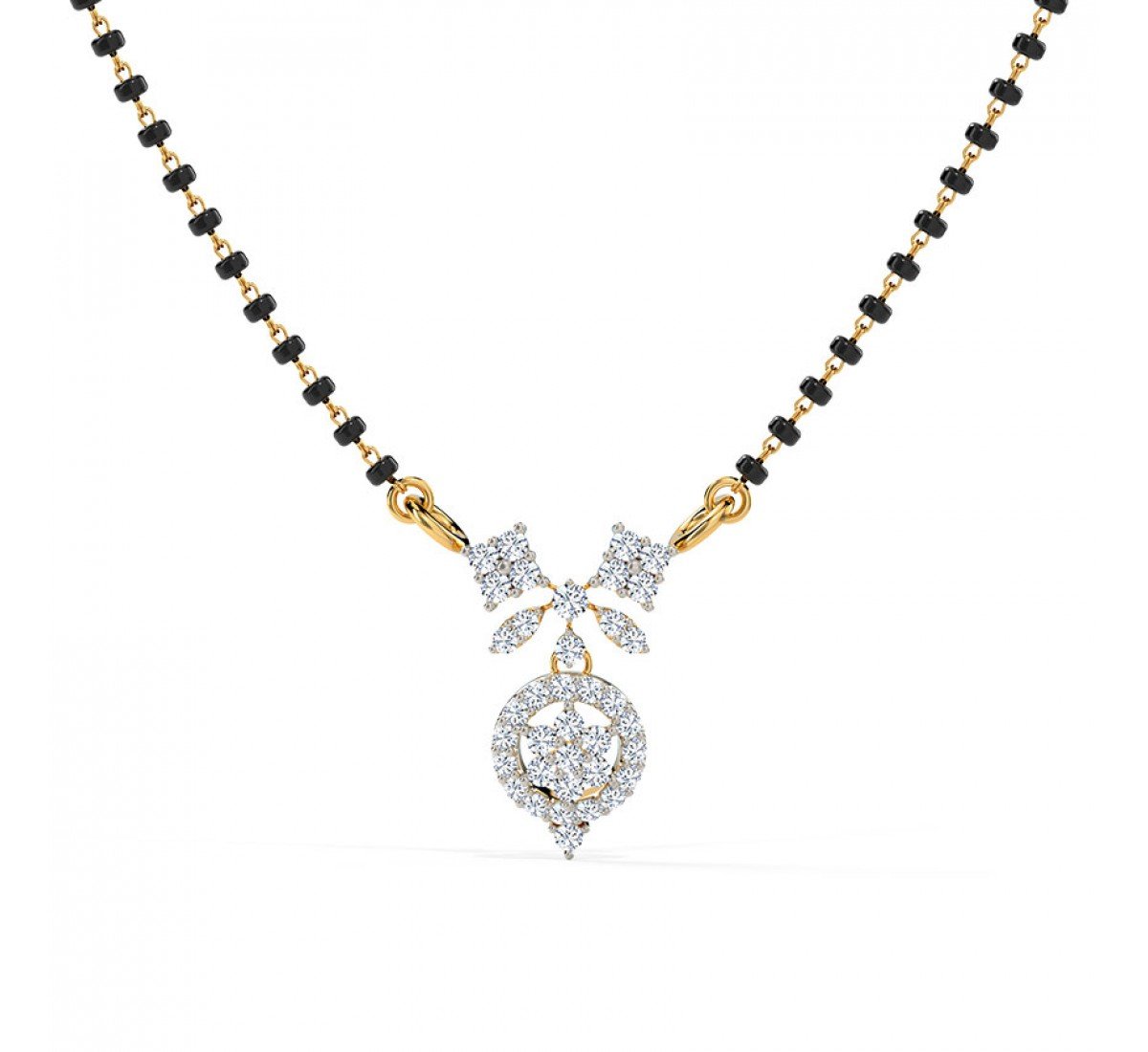 Flare Diamond Mangalsutra