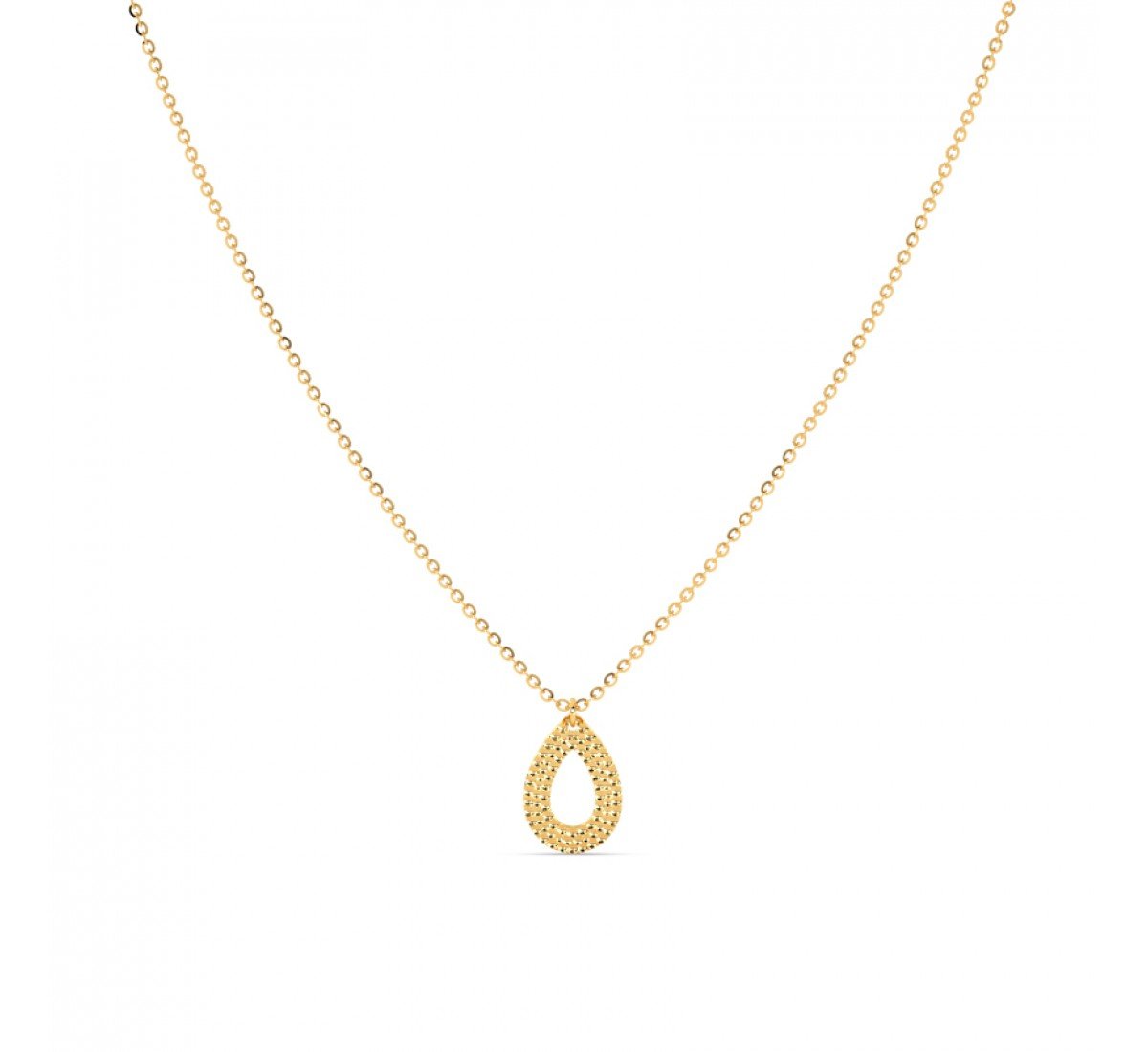 Volta Pear Gold Necklace