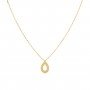 Volta Pear Gold Necklace