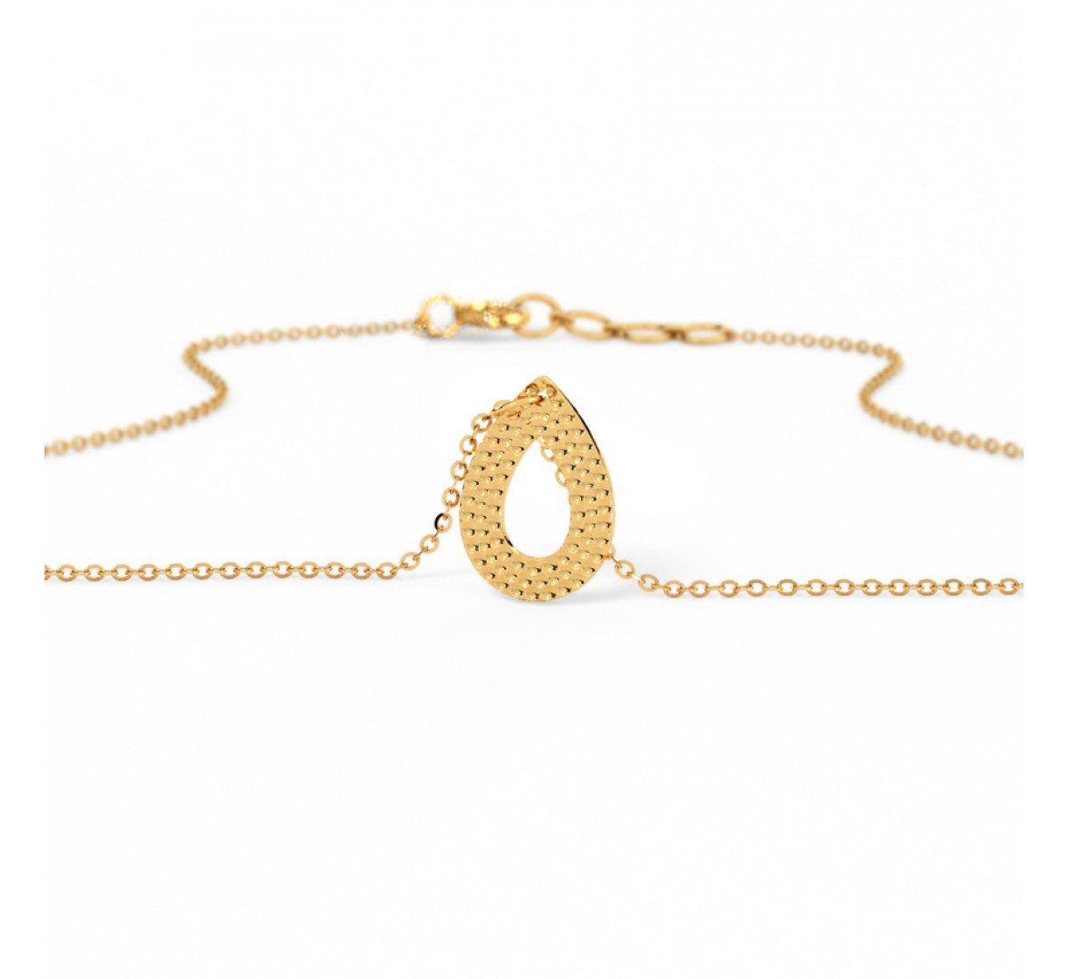 Volta Pear Gold Necklace