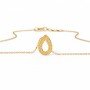 Volta Pear Gold Necklace