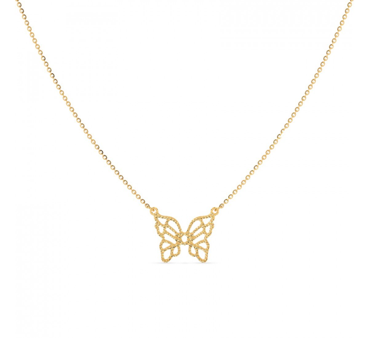 Virtue Butterfly Gold Necklace