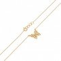 Virtue Butterfly Gold Necklace