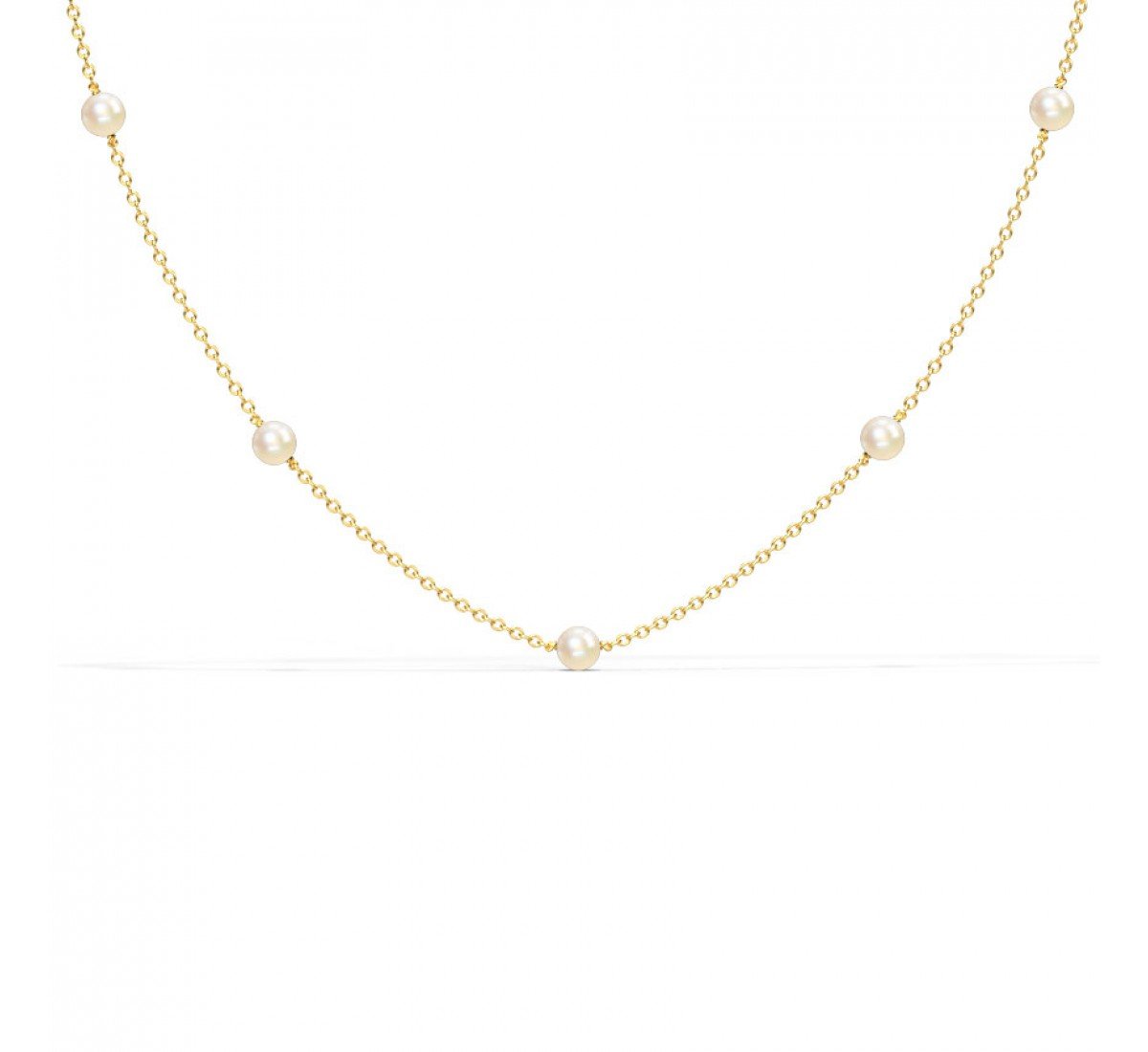 Trance Pearl Station Necklace