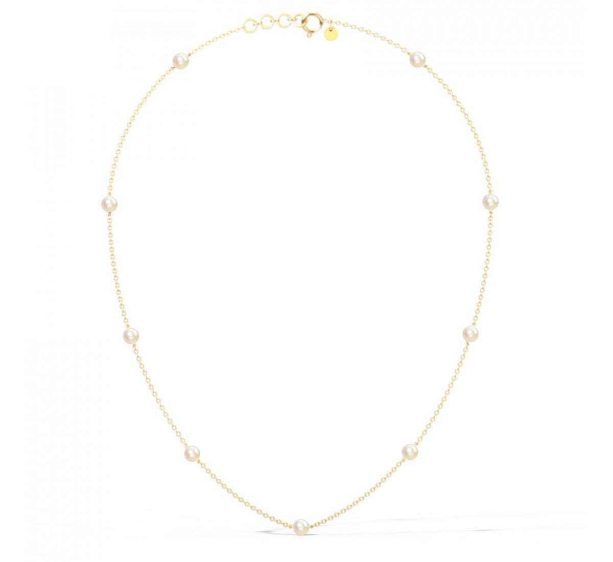 Trance Pearl Station Necklace