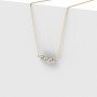 Wry Cluster Diamond Necklace