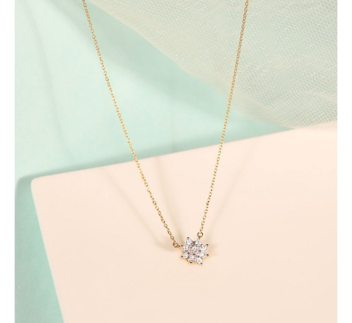 Pernicious Cluster Diamond Necklace