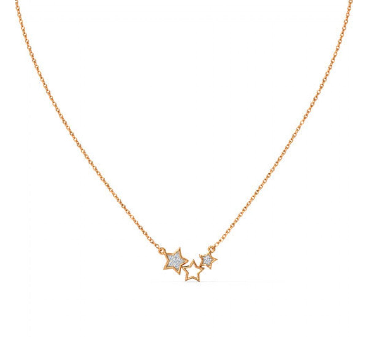 Lassitude Stars Diamond Necklace