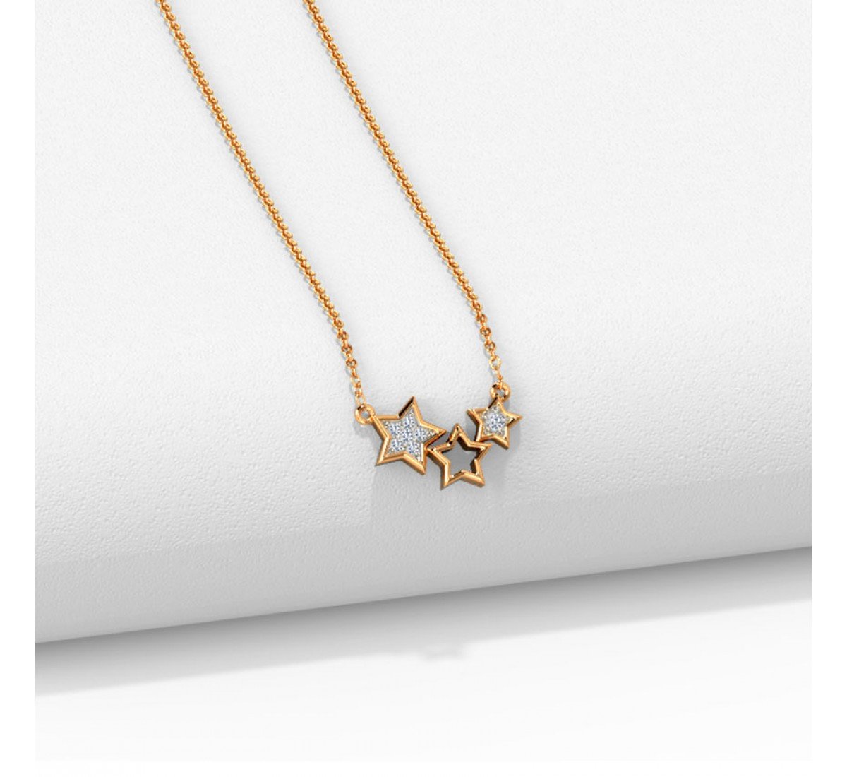 Lassitude Stars Diamond Necklace