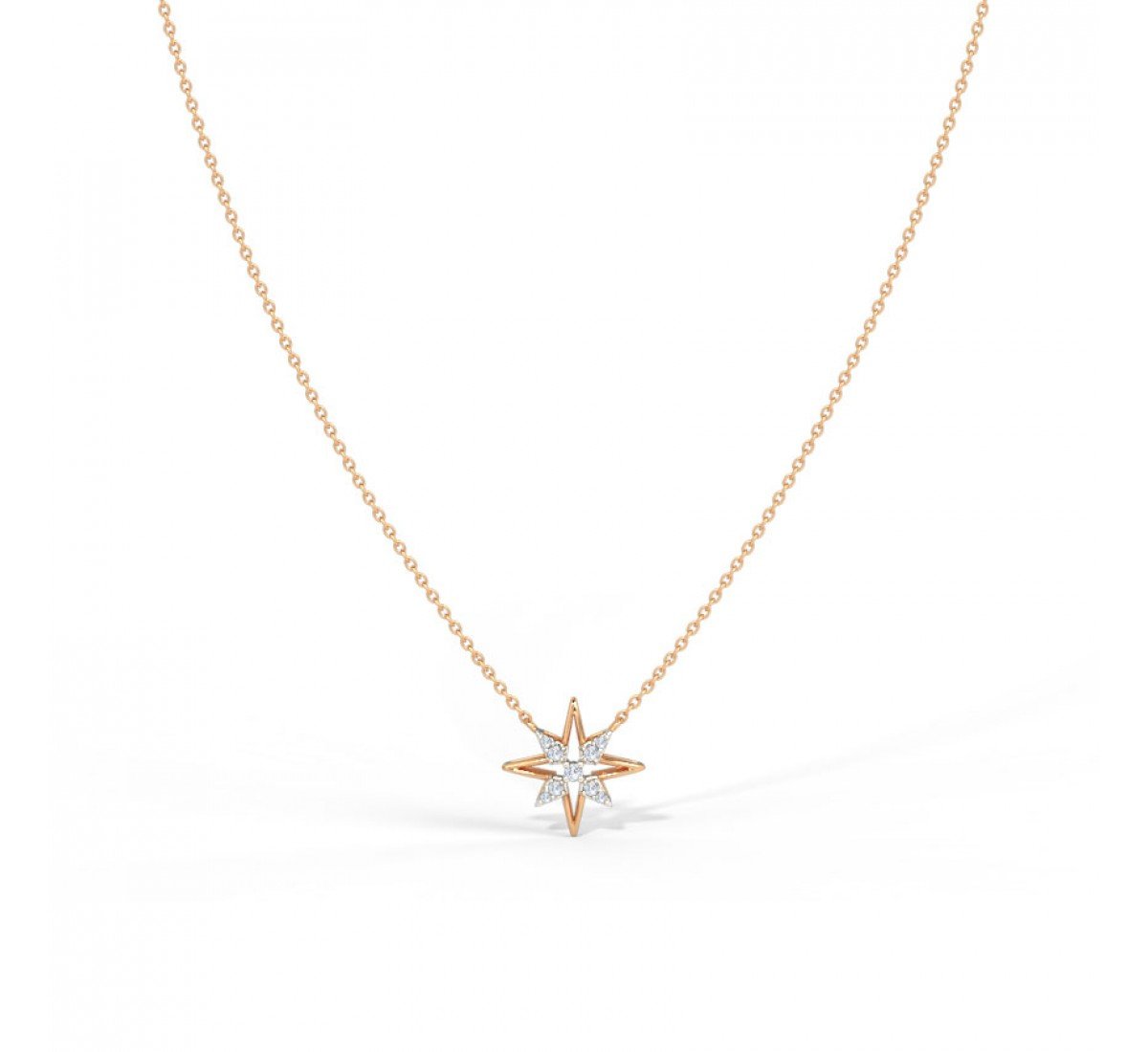 Sonorous Star Diamond Necklace