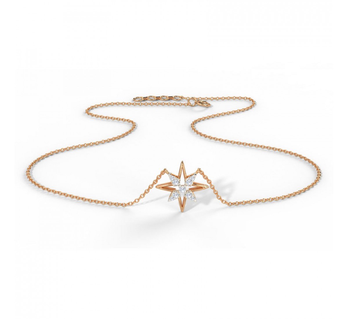 Sonorous Star Diamond Necklace